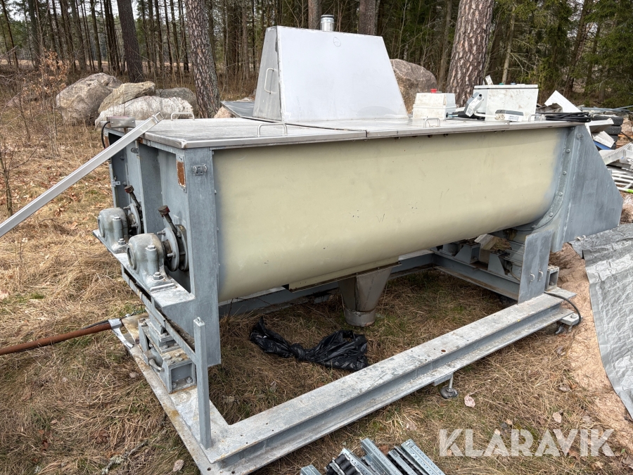 Elektriskt rörverk/blandarverk för torrfoder rostfri