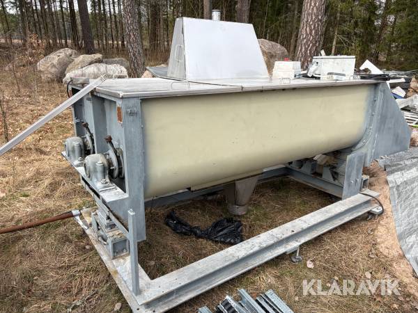 Elektriskt rörverk/blandarverk för torrfoder rostfri