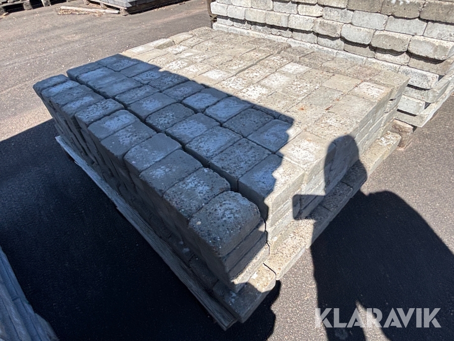 Marksten Betongfabriken RBR Bohus tumlad halvsten grå 105x140x50