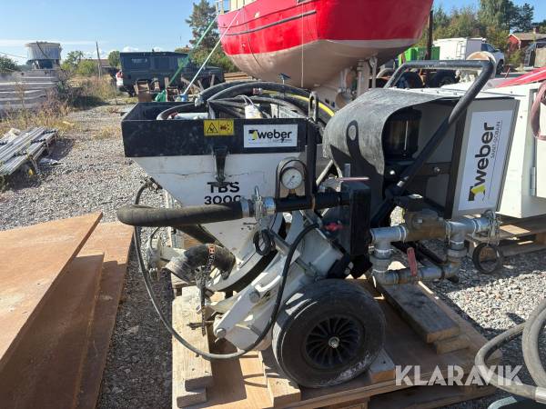Betongspruta Weber TBS3000
