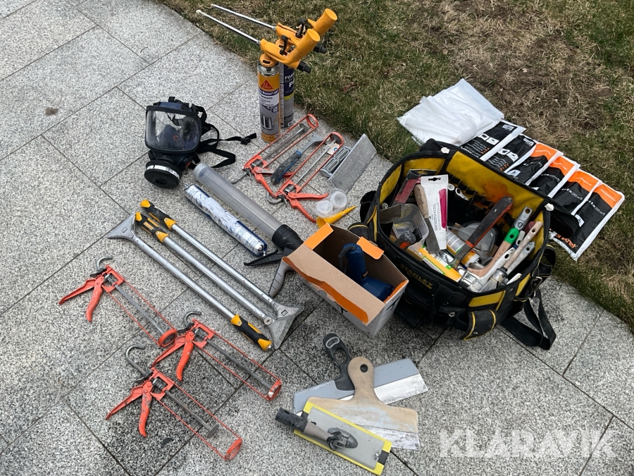 Målarutrustning för fönsterrenovering