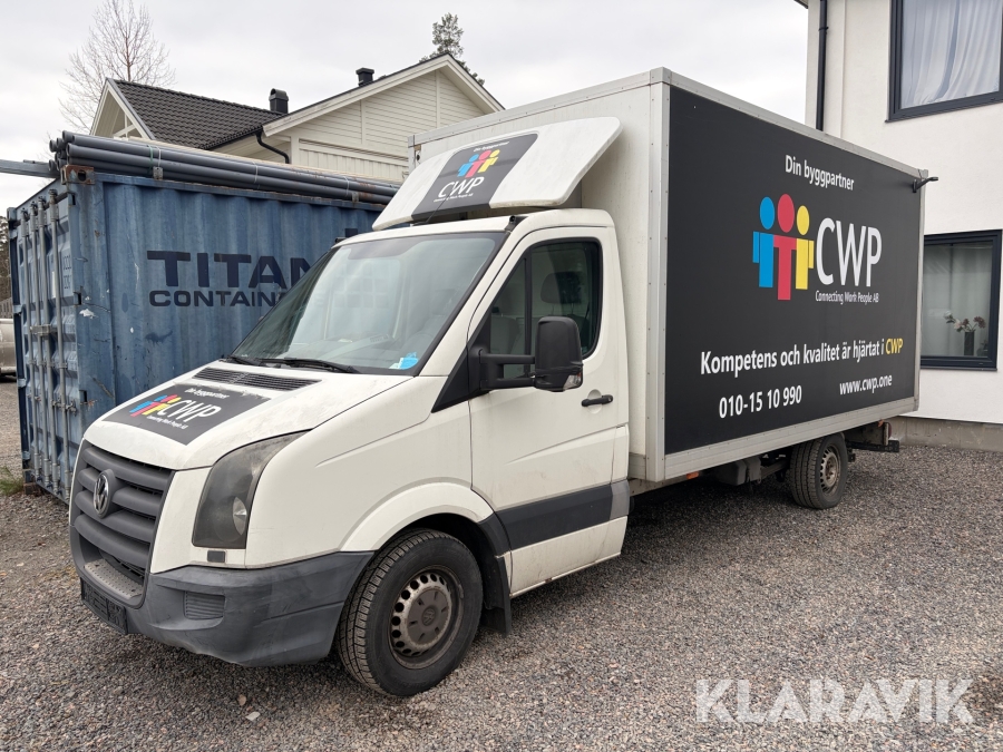 Lastbil Volkswagen Crafter chassi 35 Bakgavellyft