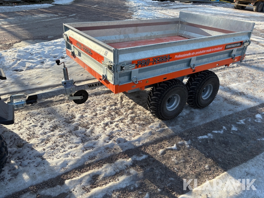 Tippkärra för ATV Pro-Terra TT 1300H med elhydraulisk tipp