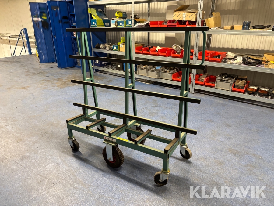 Glas och skivvagn Glasmek 200kg