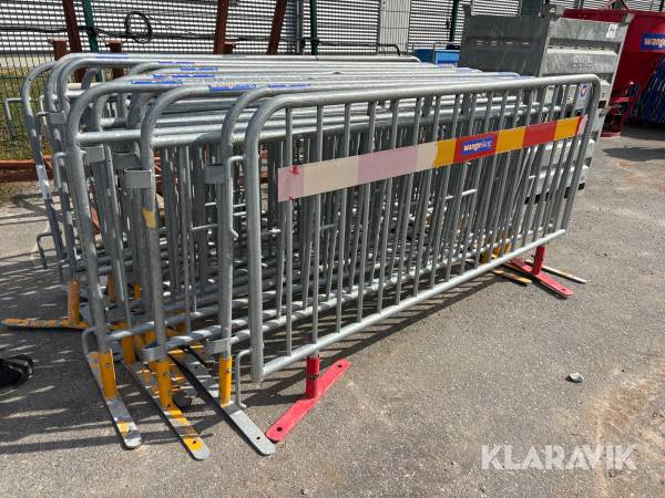 Kravallstaket / staket 15st
