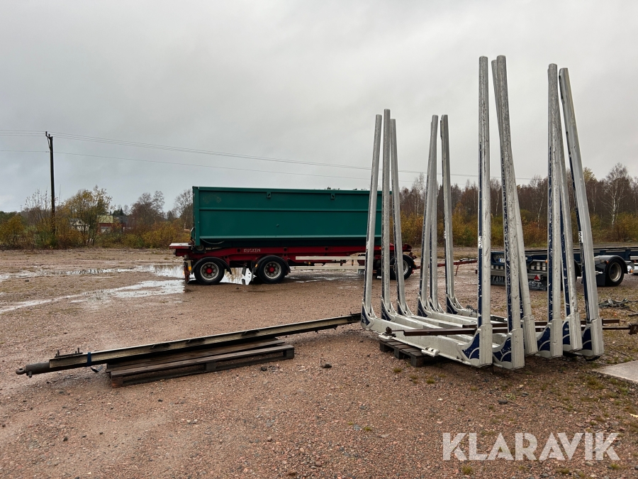 Timmerbankar 6 st Exte med spännare