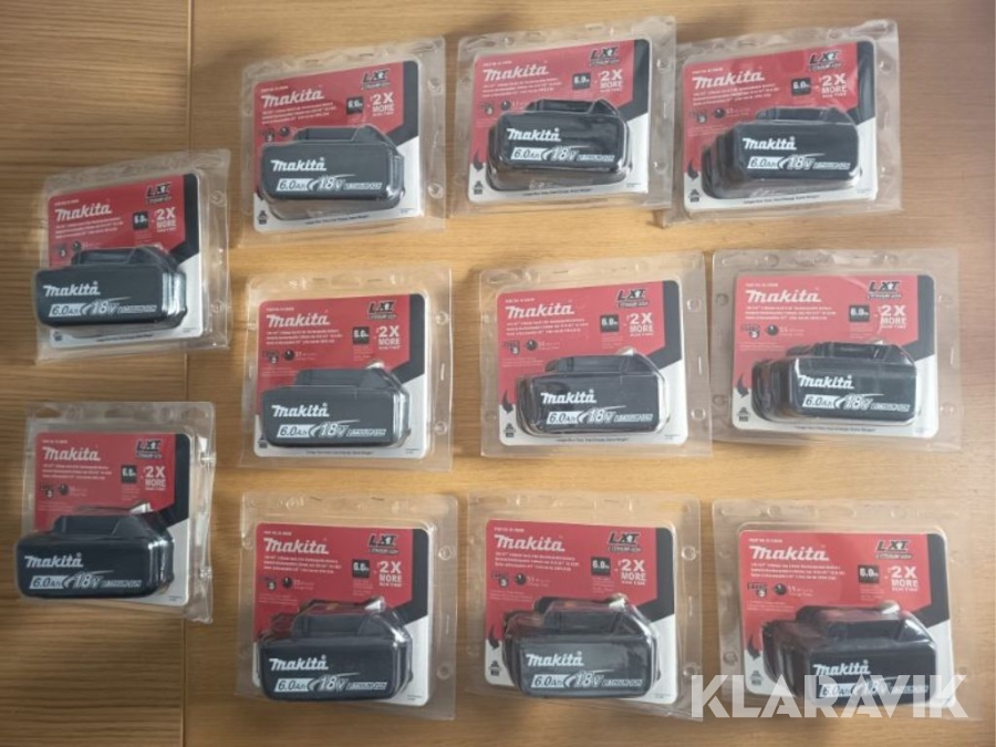 Batterier Makita BL1860B 6Ah 11 st