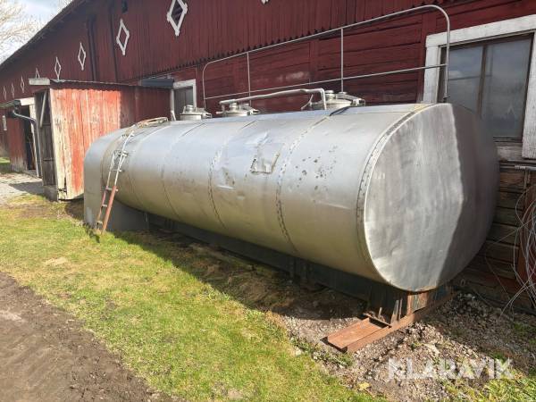 Isolerad rostfri tank Wedholms 11m3