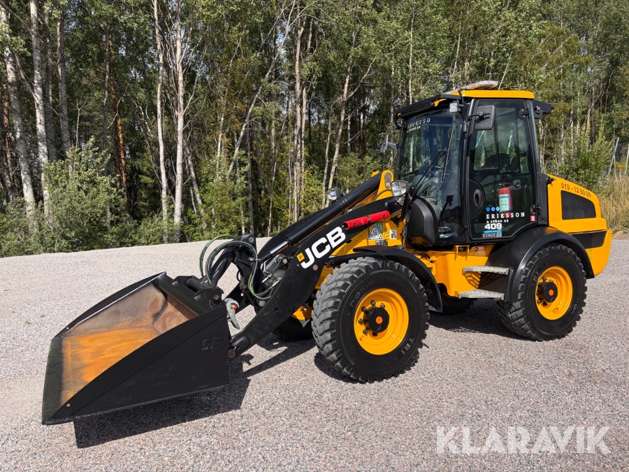 Hjullastare JCB 409 SV AG Vinterutrustad med planeringsskopa