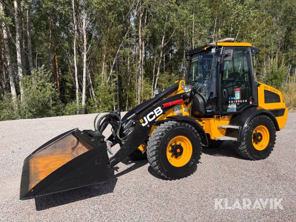 Hjullastare JCB 409 SV AG Vinterutrustad med planeringsskopa