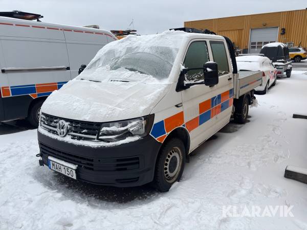 Pickup Volkswagen Transporter 2,0 TDI med kran