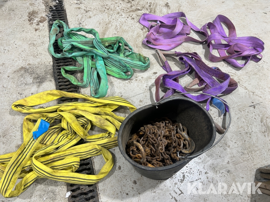 Lyftkedjor och stroppar