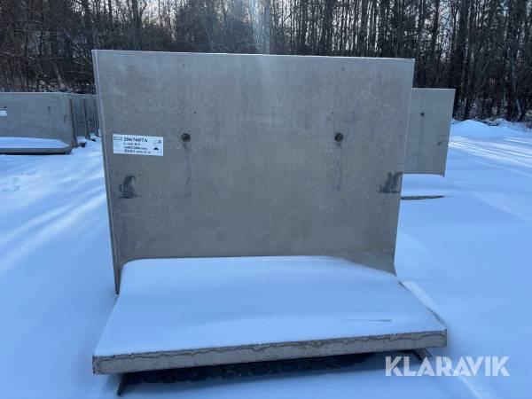 L-stöd fabriksnya Benders 1600x2000mm 4kN 10st