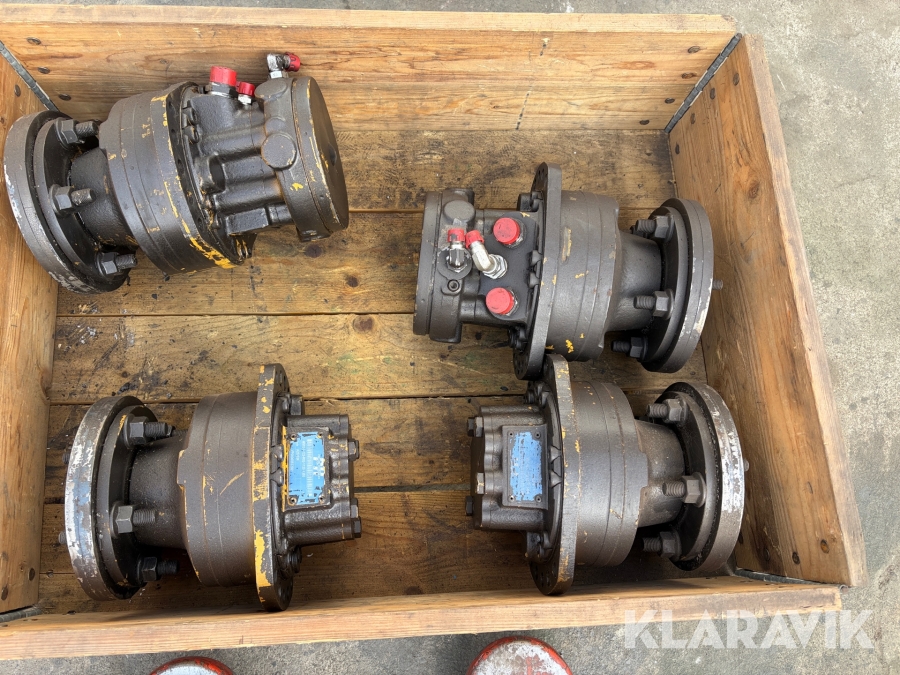 Hydraulmotorer Poclain Hydraulics 4 st
