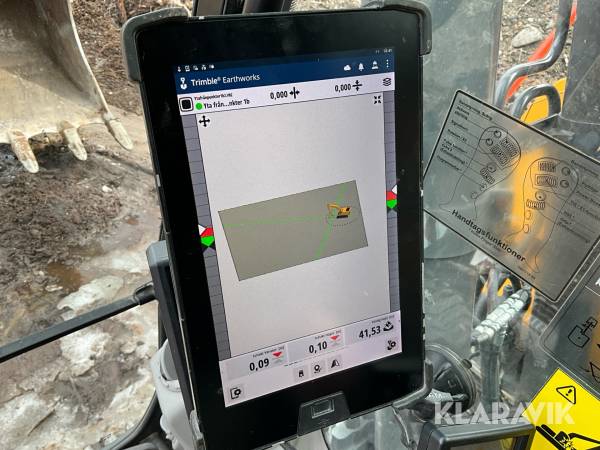Grävsystem Trimble Earthworks 3D