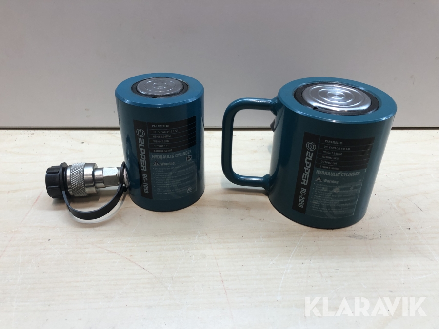 Hydrauliska cylindrar 2 stycken Zupper RC