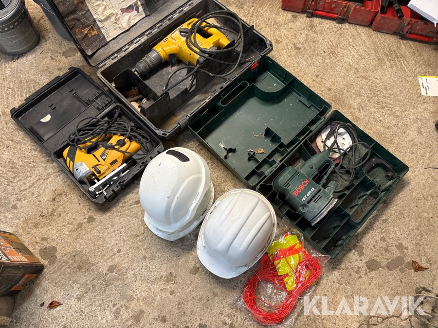 Handverktyg Dewalt/Bosch/Falke 3st