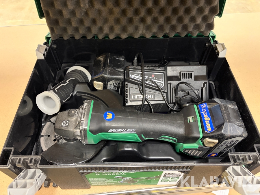 Vinkelslip Hitachi G18 DBBAL
