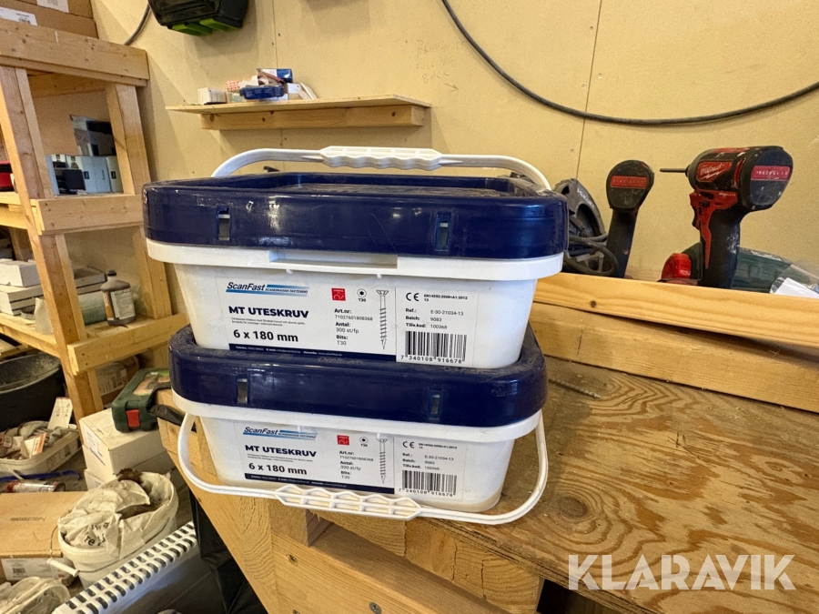MT Uteskruv ScanFast 6,0 X 180mm 600st