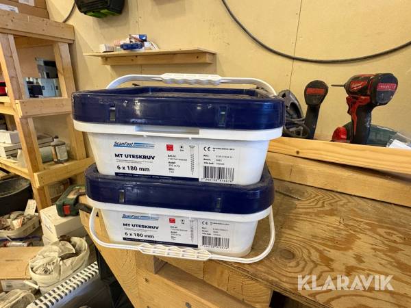 MT Uteskruv ScanFast 6,0 X 180mm 600st