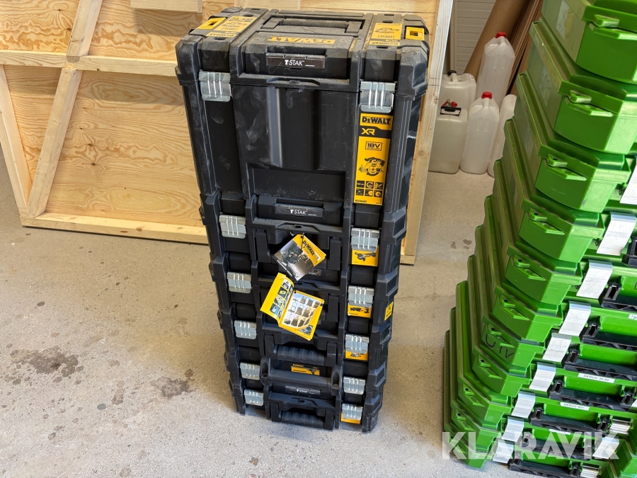Verktygslådor Dewalt 6st