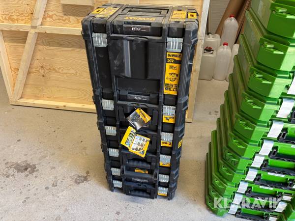 Verktygslådor Dewalt 6st