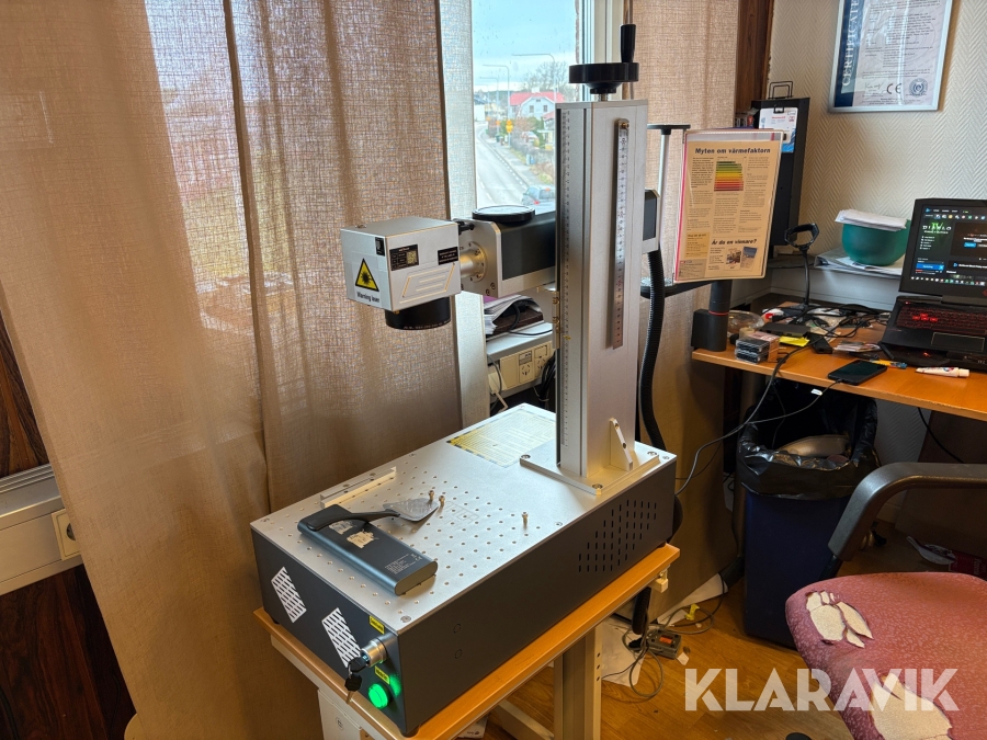 Gravyrlaser YLP-HB50W inkl mjukvara