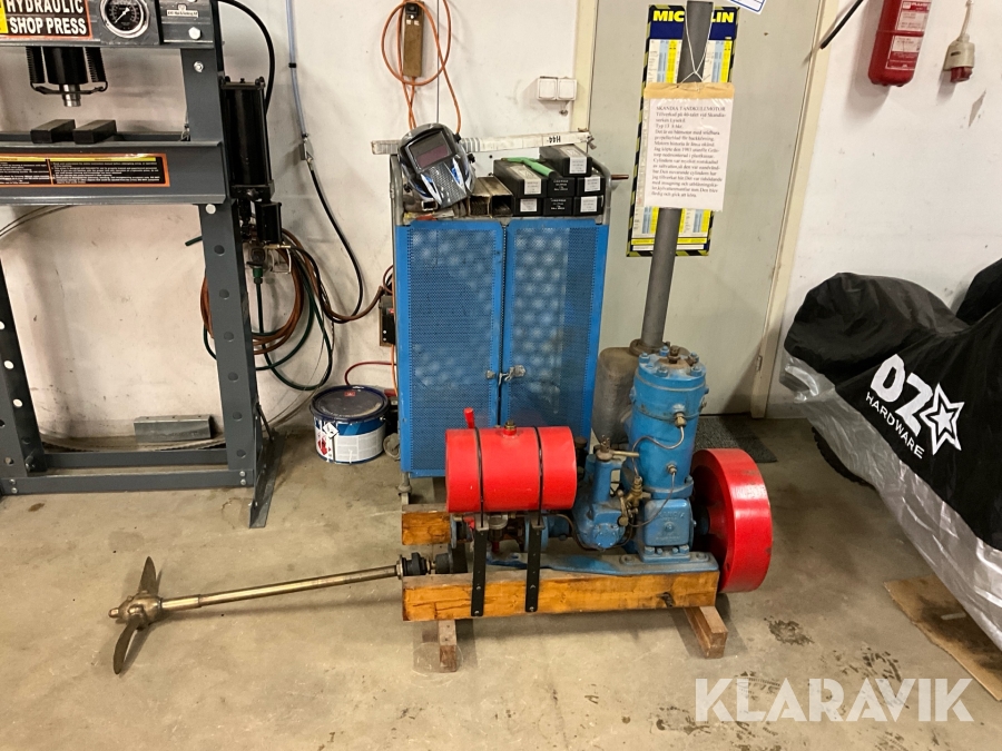 Tändkulemotor för båt Skandia Typ 13 8hk