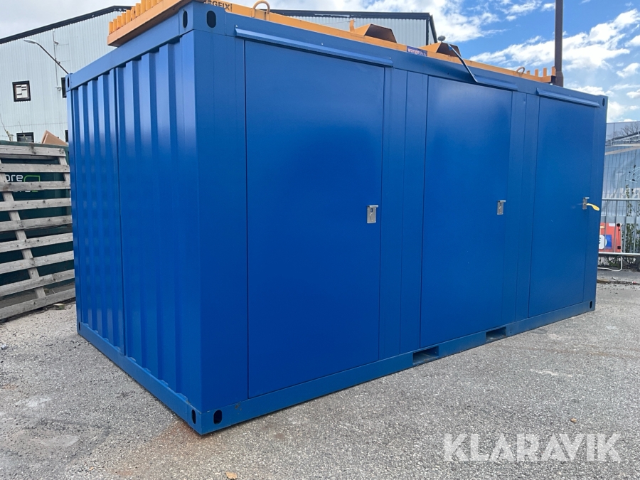 Container Forbs 15 fot med 6 fack