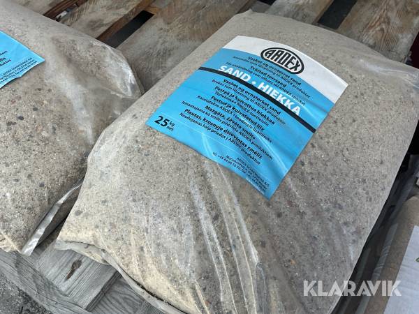 Byggsand 43st säckar Ardex 0-5mm