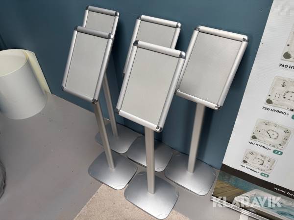 Displayställ  A4 5st
