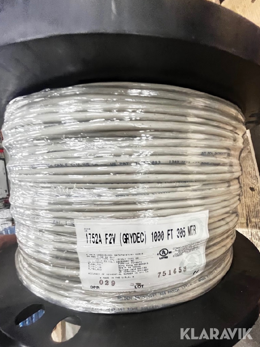 Parti med elkabel Grydec 1752A F2V