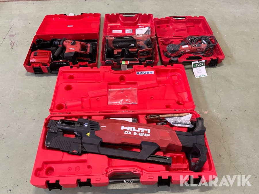 Paket 4st handverktyg Hilti