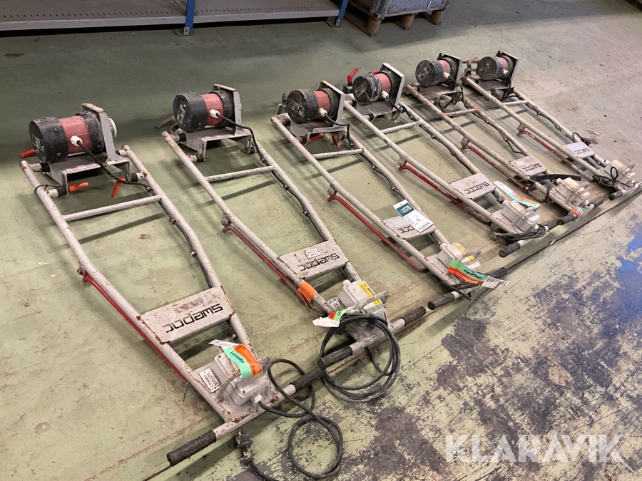 Golvvibrator för betong Swepac SV 23E 6st