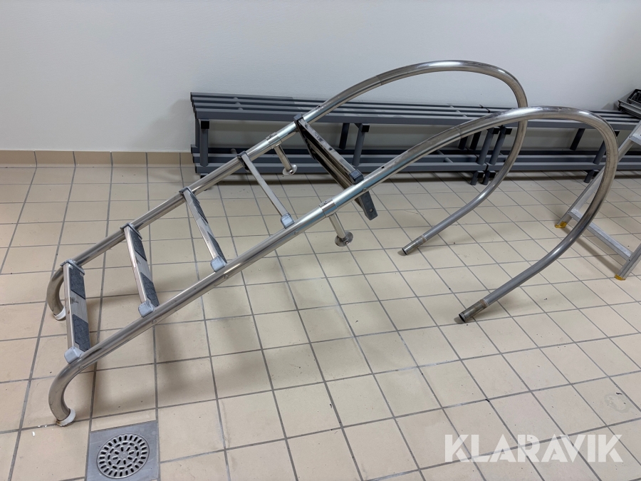 Badstege Astralpool 5 trappsteg