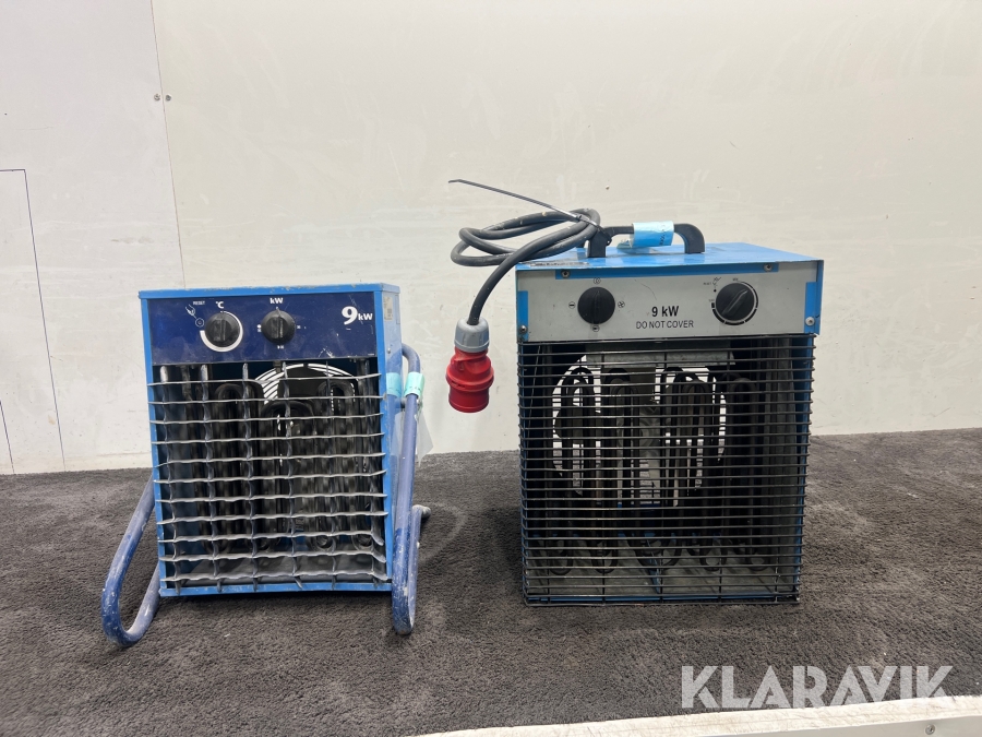 Varmluftsfläktar El Björn, Ferax 9 kw