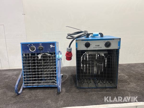 Varmluftsfläktar El Björn, Ferax 9 kw