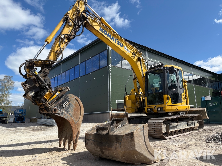 Grävmaskin Komatsu PC138US-11 med redskap