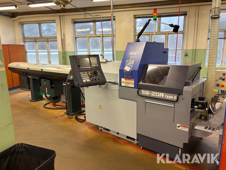 CNC-Längdsvarv Star SB-20R type G med magasin och styrskåp