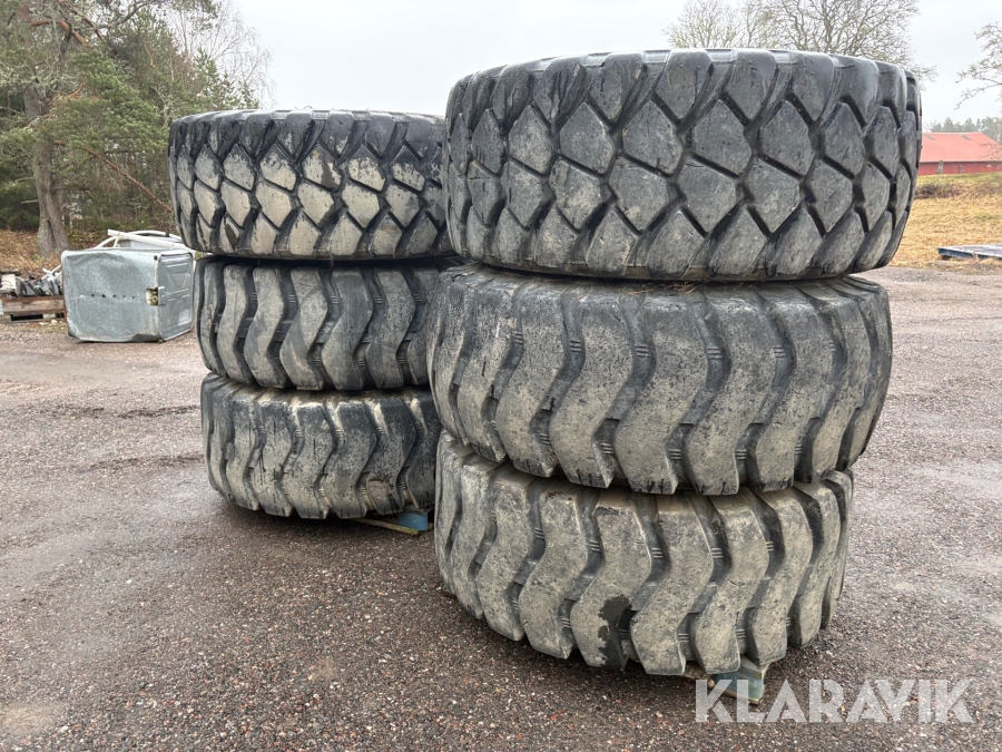 Dumperhjul 23,5R25 6 st