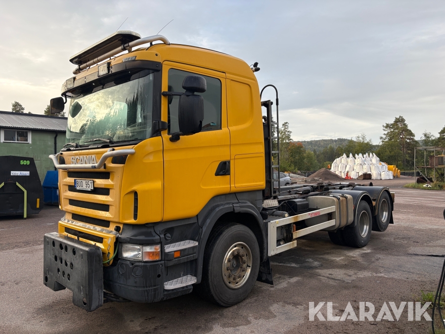 Lastväxlare Scania R400 6x2 LVX Plogutrustad