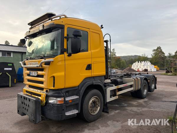 Lastväxlare Scania R400 6x2 LVX Plogutrustad
