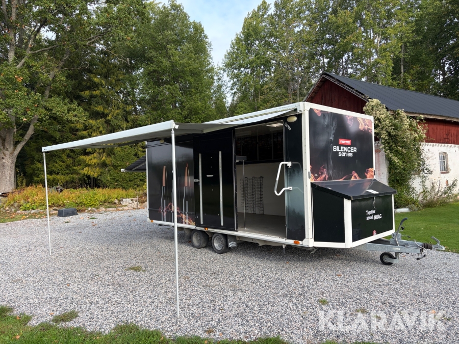 2-Axlad Eventsläp Boj Transportvagnar