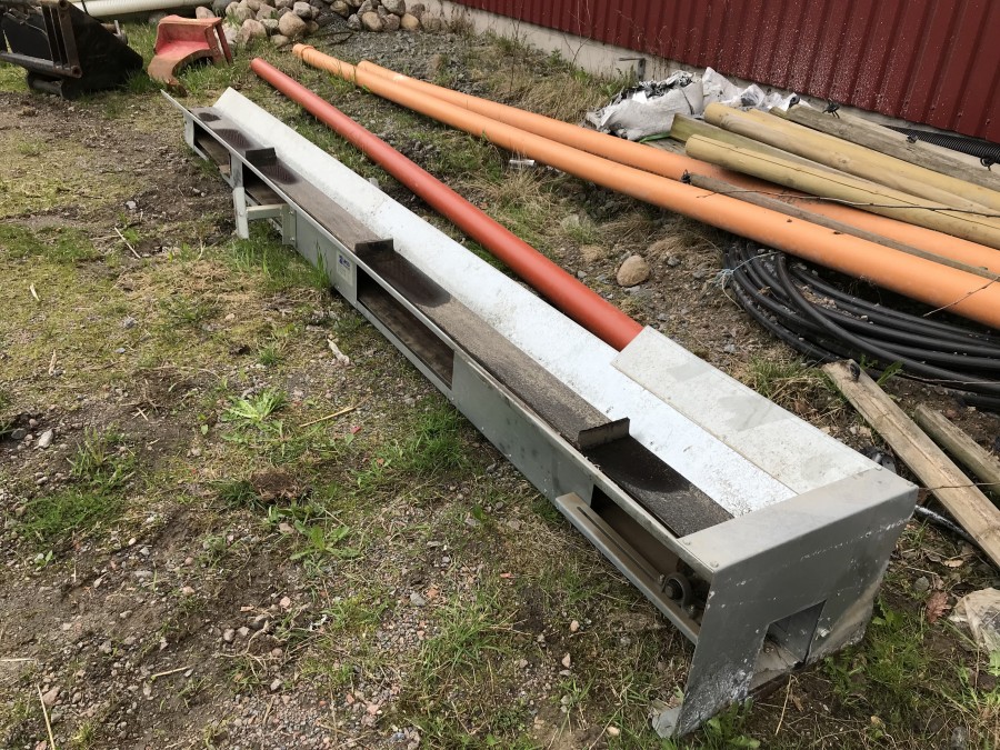 Transportband för ved