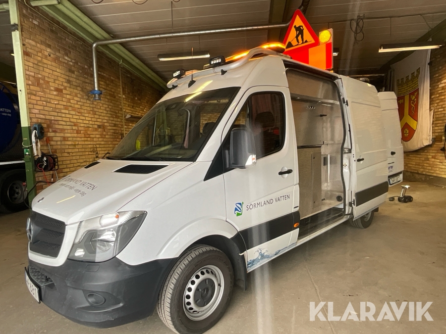 Transportbil filmbuss för avlopp Mercedes-Benz Sprinter 316 BlueTEC 7G-Tronic