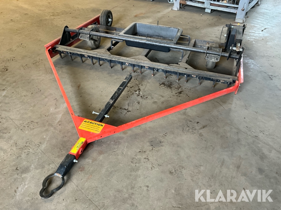 Gårdsharv till fyrhjuling med fjärrkontroll