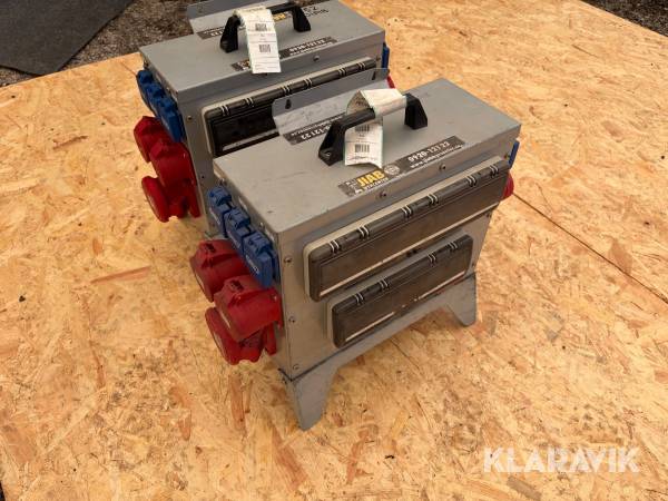 Byggcentraler Garo 63A 2st