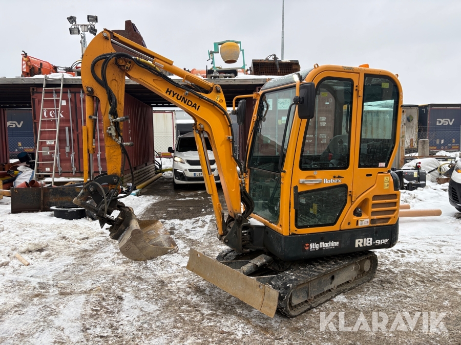 Grävmaskin Hyundai Robex R18-9AK