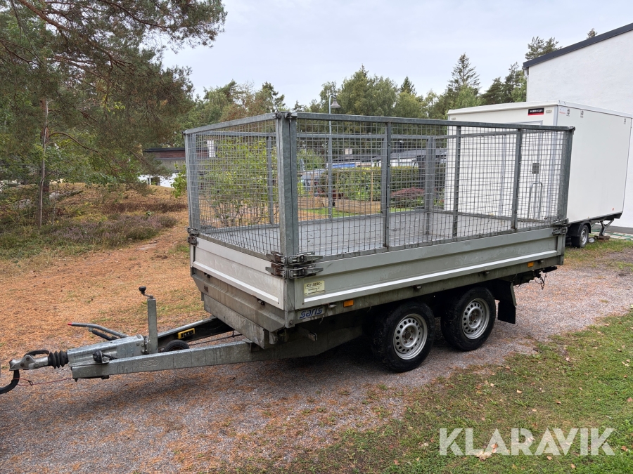 Tippsläp Saris C3500 Med Ramper
