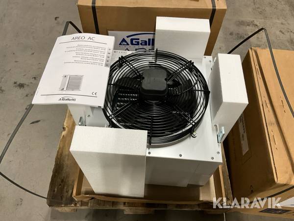 Fläktluftvärmare Galletti Aero AC 12 2 st nya